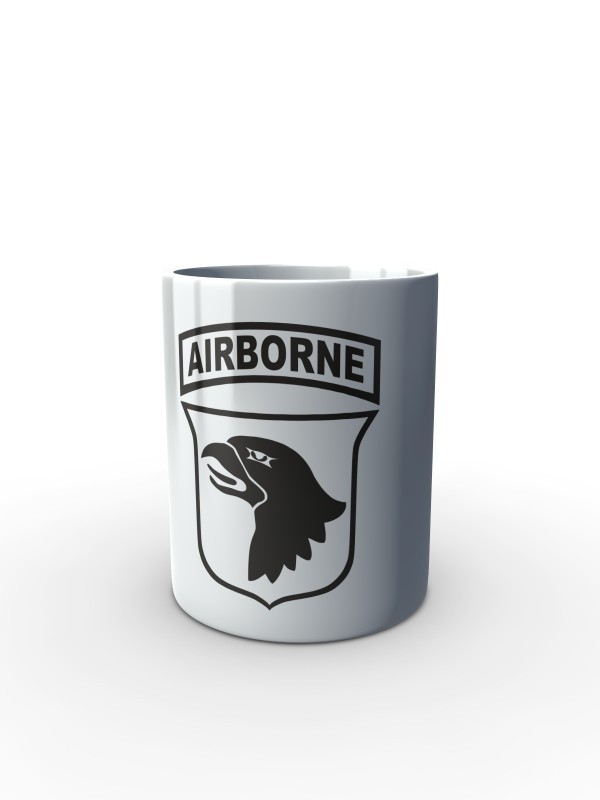 Bílý hrnek U.S. ARMY 101st Airborne Division