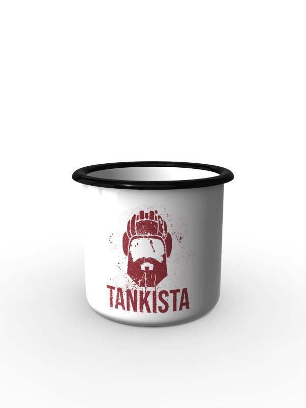 Plechový hrnek Tankista (merch)