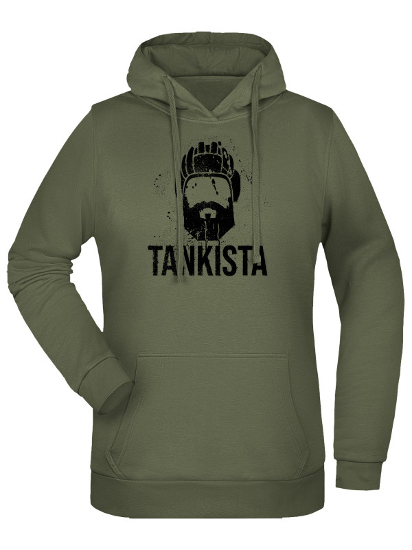 Dámská mikina s kapucí Tankista (merch)