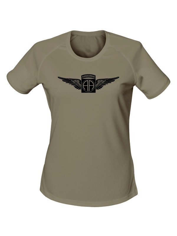 Dámské funkční tričko U.S. Army 82nd Airborne Division WINGS