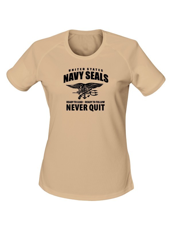 Dámské funkční tričko United States NAVY SEALS Never Quit