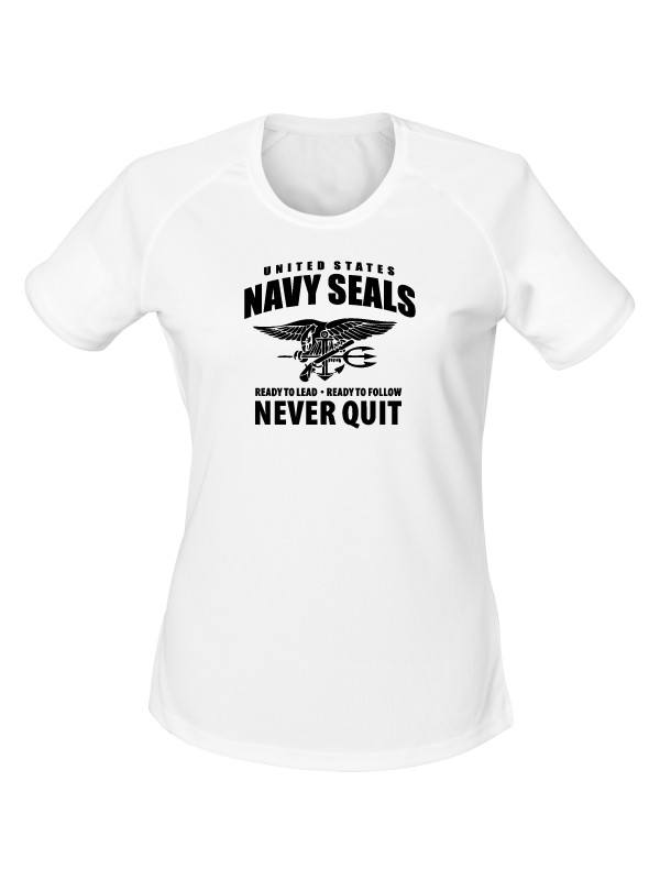 Dámské funkční tričko United States NAVY SEALS Never Quit