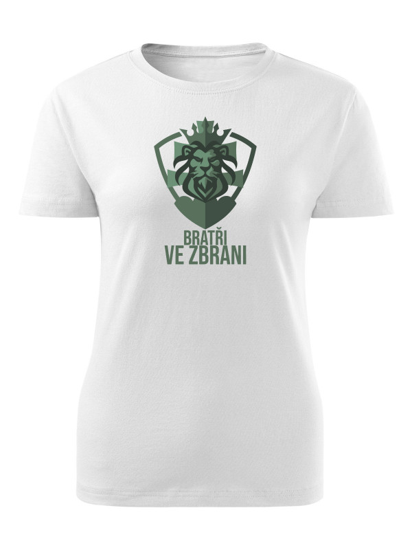 Dámské tričko Bratři ve zbrani (merch Tankista)