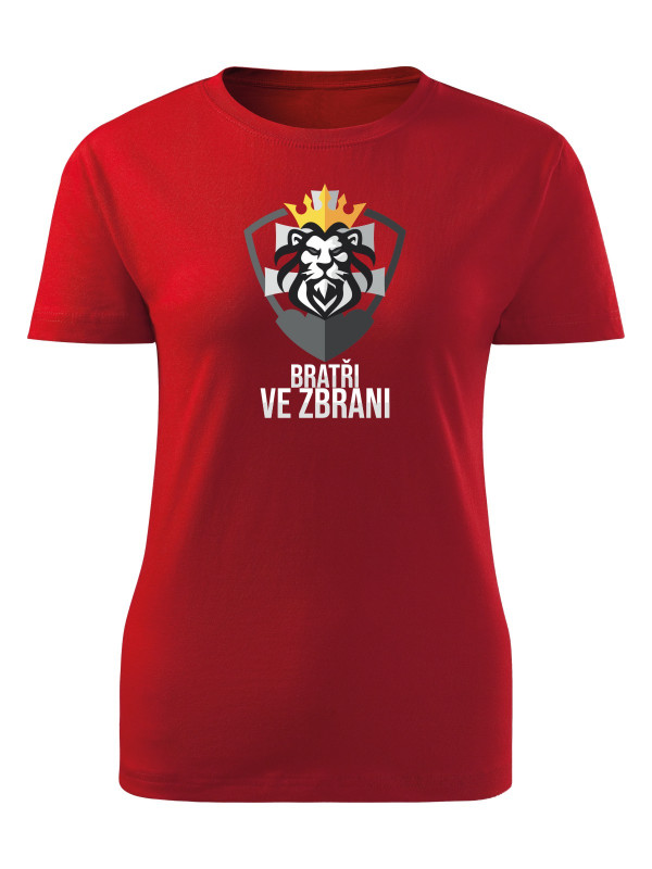 Dámské tričko Bratři ve zbrani (merch Tankista)