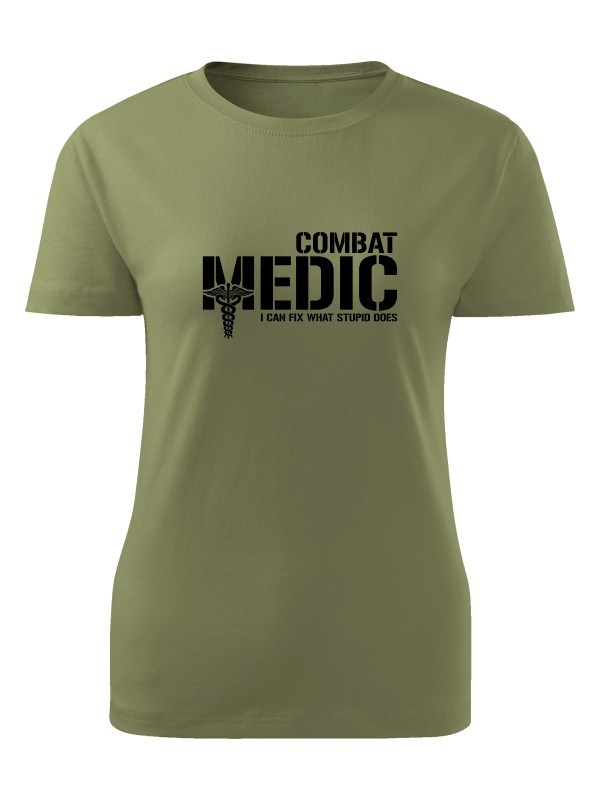 Dámské tričko Combat Medic - I can fix