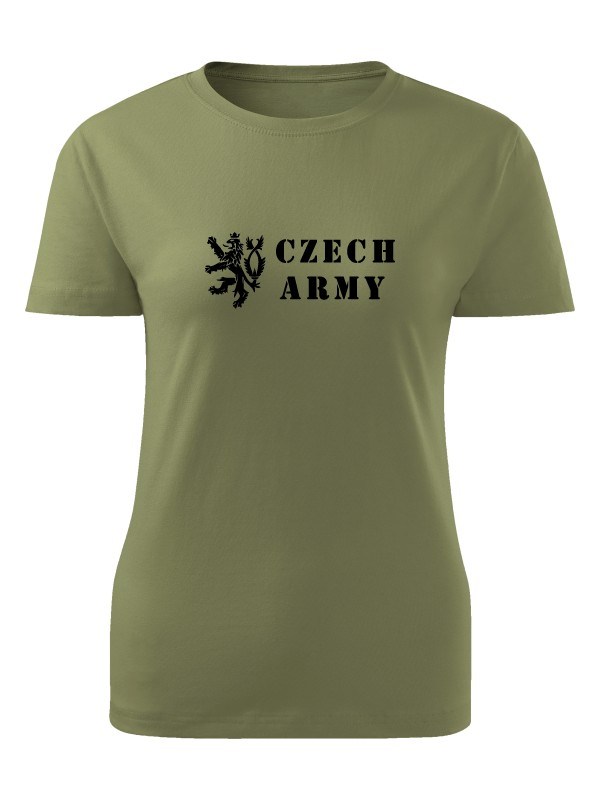 Dámské tričko Czech Army Lion