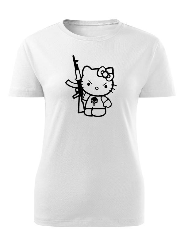 Dámské tričko Hello Kitty Punisher Kalashnikov