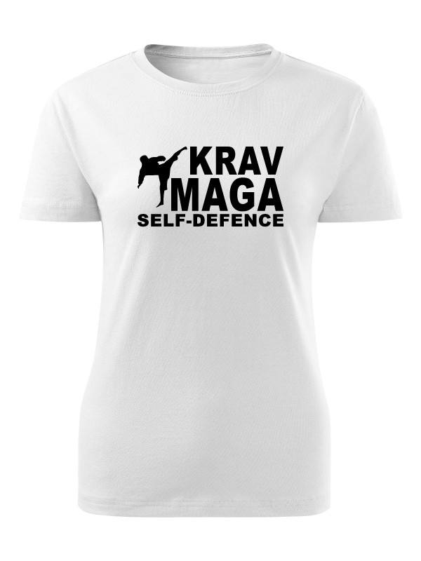 Dámské tričko Krav Maga - self defence fighter