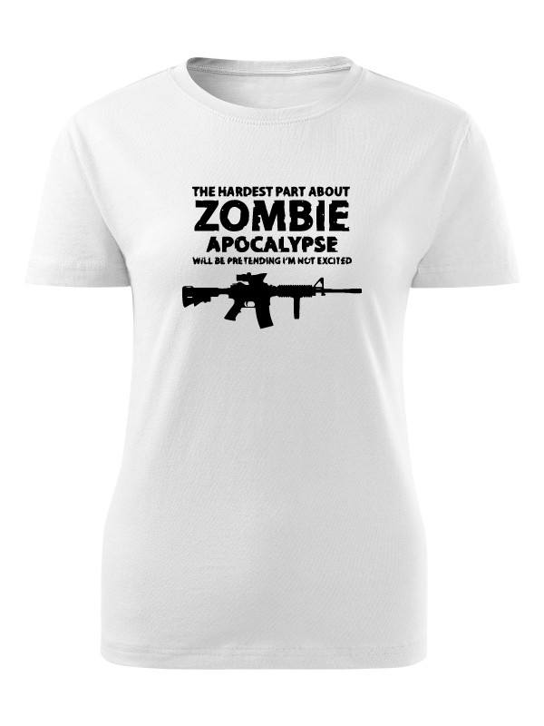 Dámské tričko Zombie Apocalypse M4 Carbine