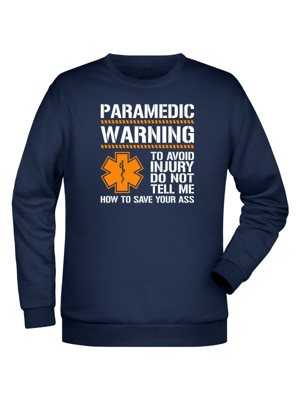 Mikina PARAMEDIC WARNING