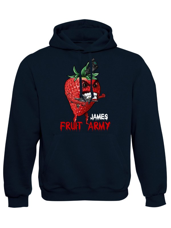 Mikina s kapucí James - Fruit army