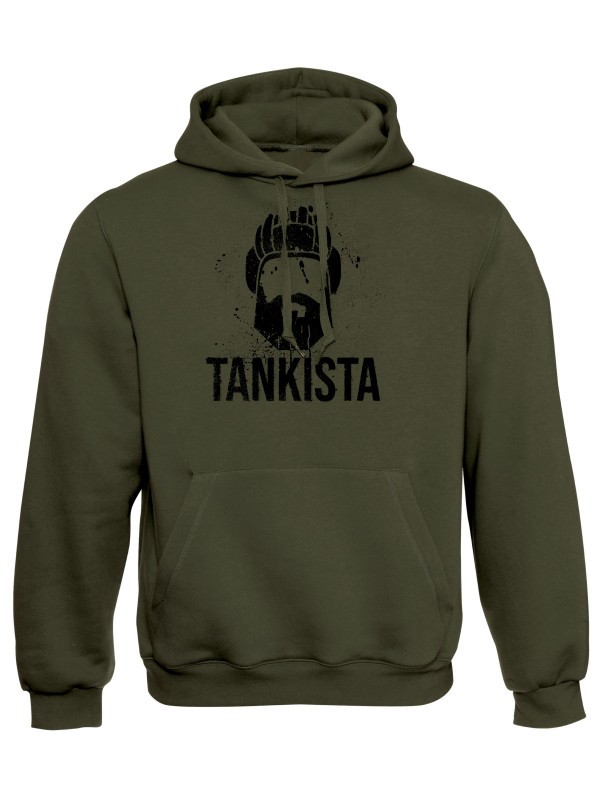 Mikina s kapucí Tankista (merch)