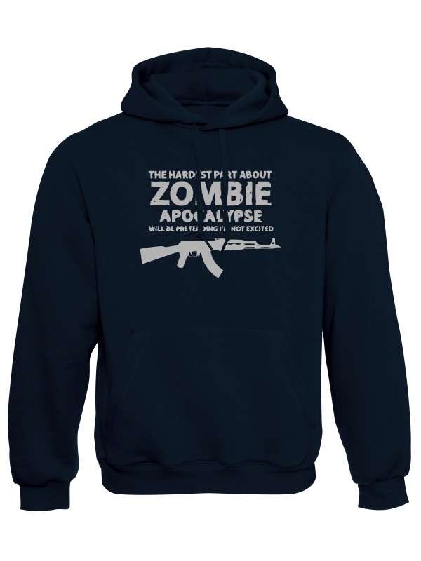 Mikina s kapucí Zombie Apocalypse Kalashnikov AKM