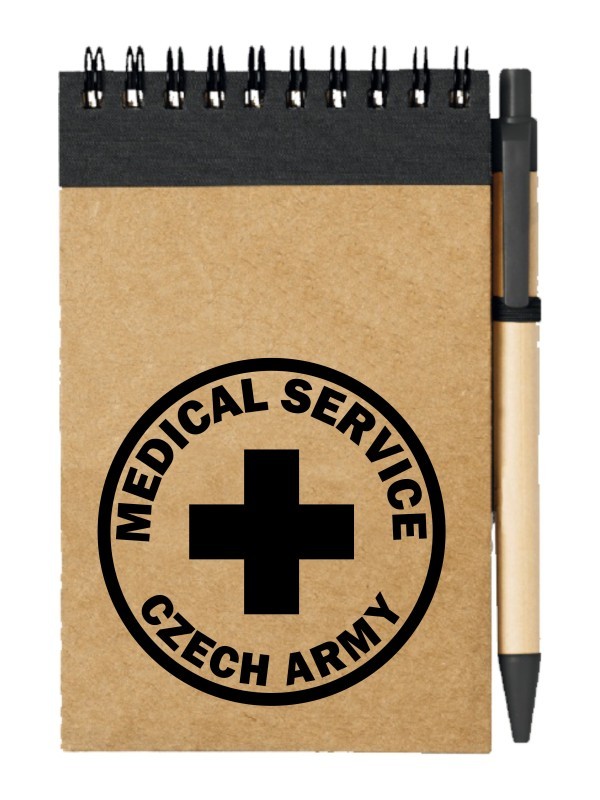 Poznámkový blok CZECH ARMY MEDICAL SERVICE