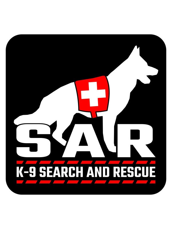 Samolepka K9 - SAR