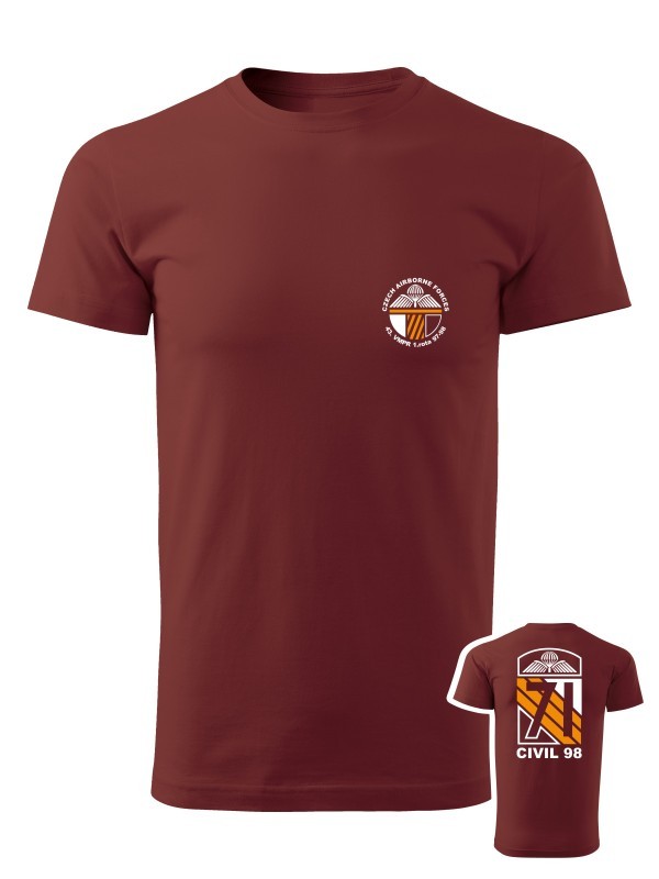 Tričko CAF Legacy of 71st Airborne Battalion - CIVIL 98