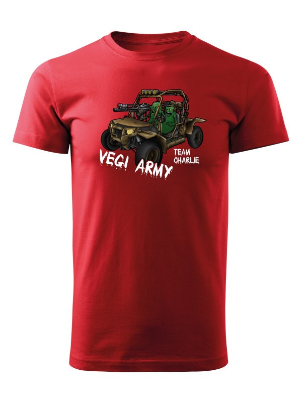 Tričko Charlie team - Vegi army