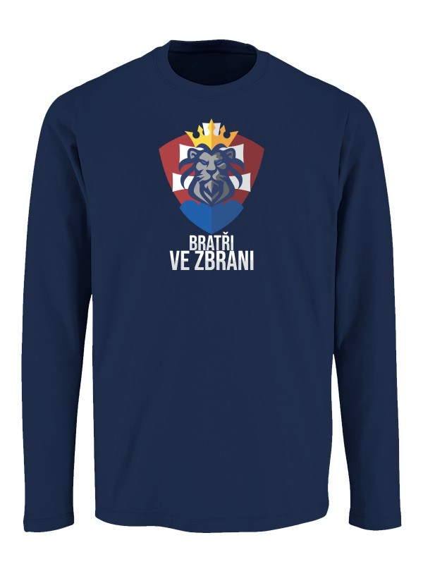 Tričko s dlouhým rukávem Bratři ve zbrani (merch Tankista)