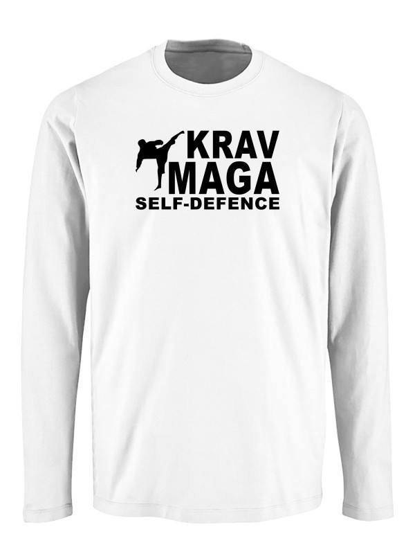 Tričko s dlouhým rukávem Krav Maga - self defence fighter