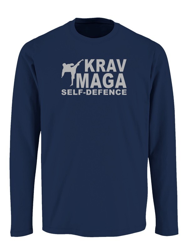 Tričko s dlouhým rukávem Krav Maga - self defence fighter