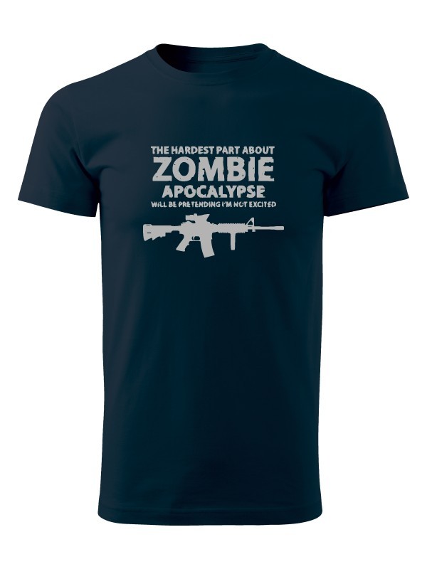 Tričko Zombie Apocalypse M4 Carbine