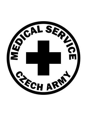 AKCE Dámské funkční tričko CZECH ARMY MEDICAL SERVICE - bílé, XL