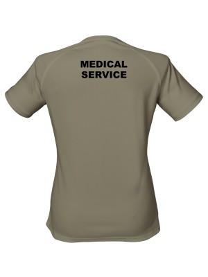 AKCE Dámské funkční tričko CZECH ARMY MEDICAL SERVICE - olivové, XL