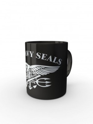 Černý hrnek United States NAVY SEALS SIMPLE