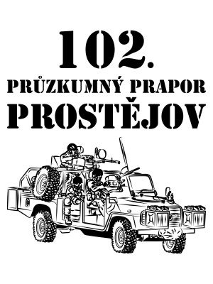 Dámské funkční tričko 102. průzkumný prapor - LRD-130 Kajman