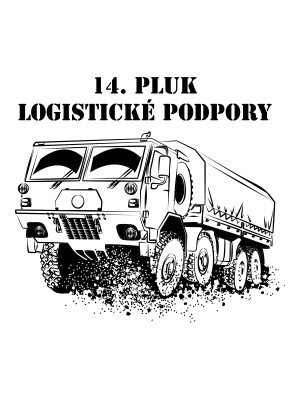 Dámské funkční tričko 14. pluk logistické podpory - T815 8x8