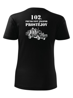 Dámské tričko 102. průzkumný prapor - LRD-130 Kajman