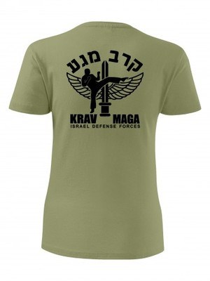 Dámské tričko IDF Krav Maga - BACKSIDE