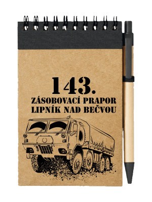 Poznámkový blok 143. zásobovací prapor (Lipník nad Bečvou) - T815 8x8