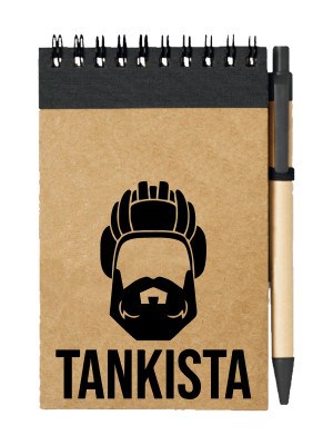 Poznámkový blok Tankista (merch)