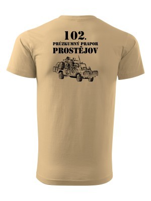 Tričko 102. průzkumný prapor - LRD-130 Kajman