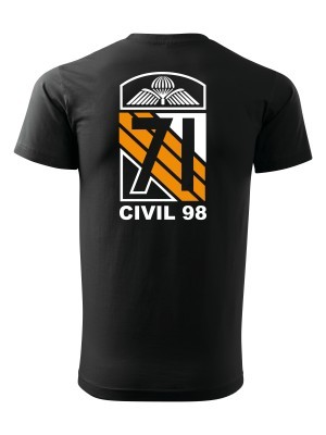 Tričko CAF Legacy of 71st Airborne Battalion - CIVIL 98