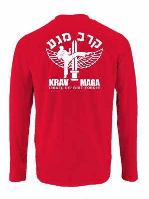 Tričko s dlouhým rukávem IDF Krav Maga - BACKSIDE