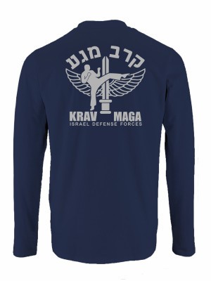 Tričko s dlouhým rukávem IDF Krav Maga - BACKSIDE