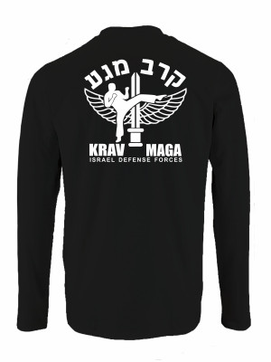 Tričko s dlouhým rukávem IDF Krav Maga - BACKSIDE